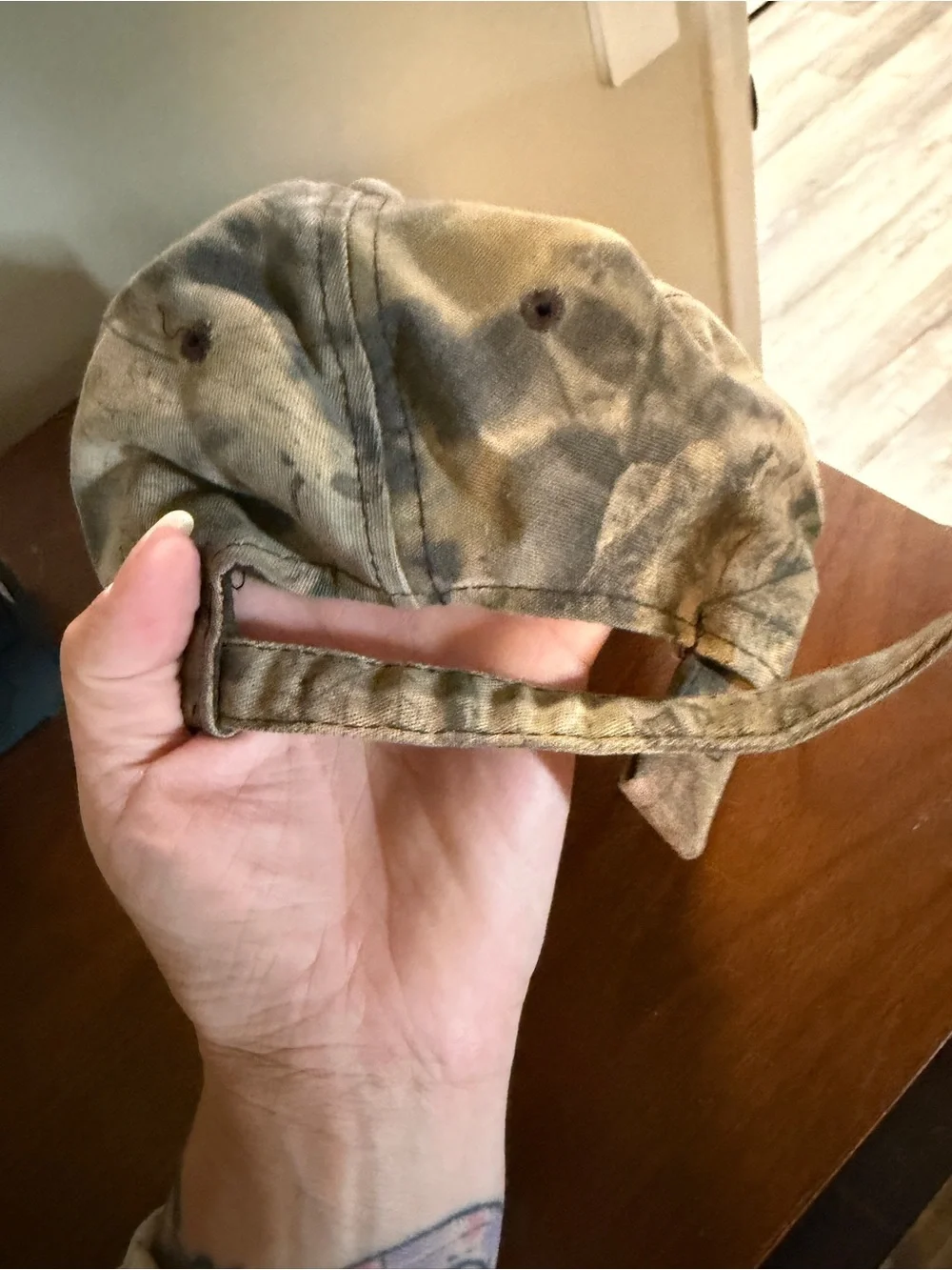 Ducks Unlimited Men's Camouflage Baseball Cap - Brown/Green